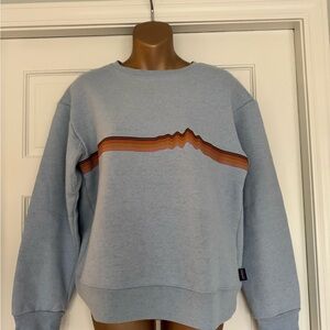 Patagonia Light Blue Crewneck Sweatshirt